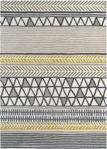 Vlněný koberec Scion Raita šedá