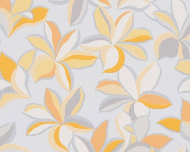 Tapeta na stěnu HOUSE OF TURNOWSKY, Květy stříbrná
