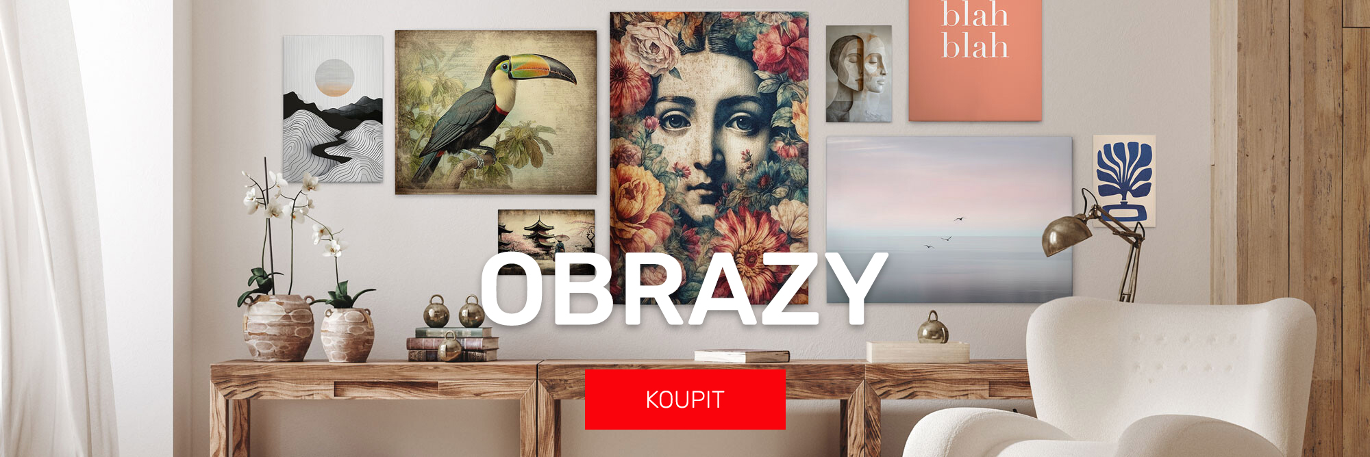 #slide-caption1 Obrazy na Zeď