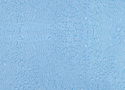 Samolepící fólie na sklo Kapky modrá