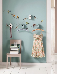 Samolepící dekorace na zeď Ptáčci
