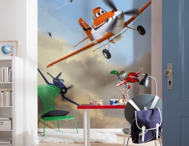 Dětské fototapety Disney Letadla