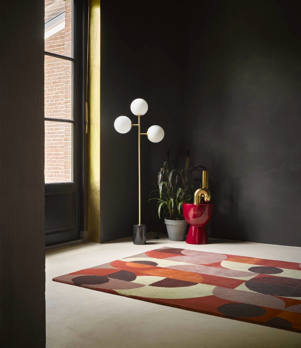 Vlněný koberec Brink and Campman DECOR Cosmo red pale