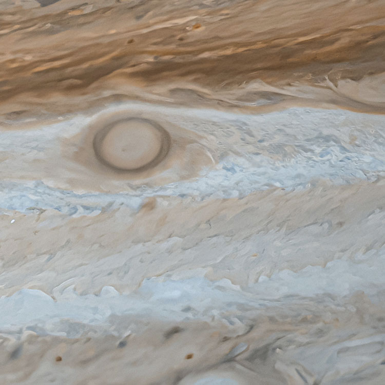 Samolepící fototapeta kruh - Planeta Jupiter