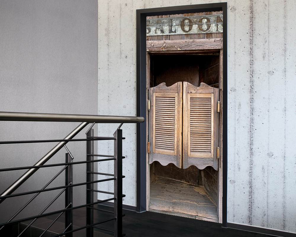 Fólie na renovaci dveří Saloon