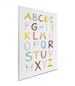 Dětský obraz Abeceda na plátně Lilly & Luis
