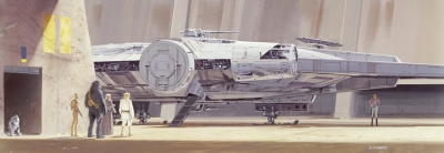 Fototapeta Star Wars Classic Loď Millenium Falcon, hvězdné války