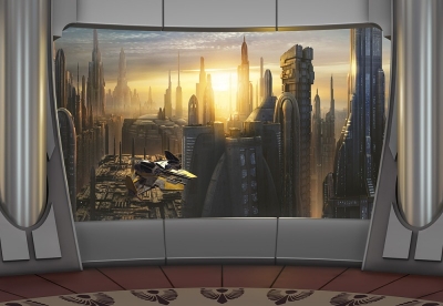 Fototapety na zeď Star Wars výhled na Coruscant