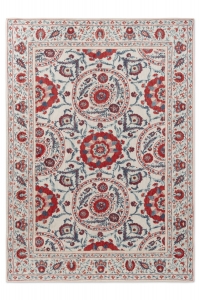 Designový koberec Sanderson Anthos Red & Indigo