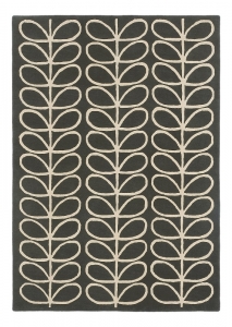 Vlněný koberec Orla Kiely, Linear stem slate