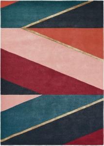 Luxusní vlněný koberec Ted Baker Sahara burgundy