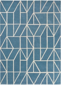 Vlněný koberec Scion Viso denim