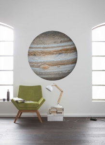Samolepící fototapeta kruh - Planeta Jupiter
