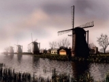 Fototapeta na zeď Holandsko větrný mlýn