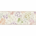 Dekorační Bordura – Jemné listy v pastelových tónech
