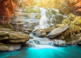 Fototapeta Vlies Livingwalls Vodopád - waterfall