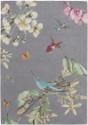 Vlněný koberec Wedgwood Hummingbird tmavě šedá