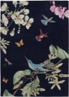 Vlněný koberec Wedgwood Hummingbird tmavě modrá