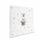 Dětský obraz na plátně Lilly and Luis Králík v kobouku