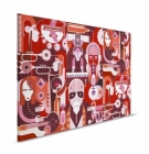 Obraz na plátně – Hudební svět v moderní abstraktní ilustraci