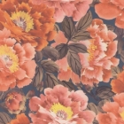 Tapeta Rasch Kimono, Luxusní květy modrá