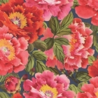 Tapeta Rasch Kimono, Luxusní květy červená
