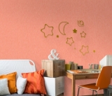 Tapeta na zeď Erismann, PAPILLON, UNI oranžová struktura