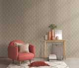 Tapeta na zeď, FASHION FOR WALLS 5, koso hnědá
