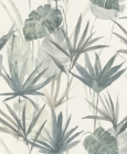 Tapeta Barbara Home Collection listy zelená