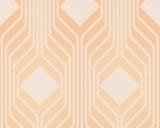 Tapeta na zeď RETRO CHIC, styl oranžová