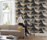 Tapeta Erismann ELLE DECORATION retro černá