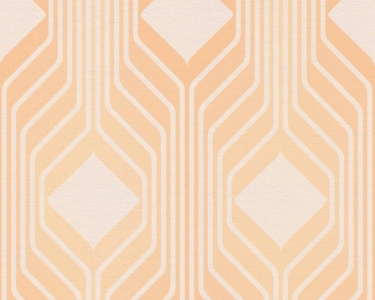 Tapeta na zeď RETRO CHIC, styl oranžová