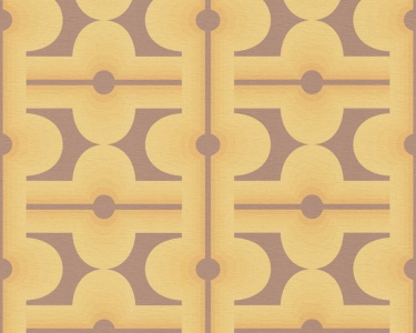 Tapeta na zeď RETRO CHIC, grafik žlutá