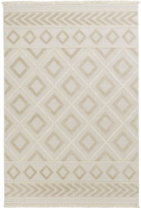 Koberec Schöner Wohnen SUMMER, venkovní/vnitřní použití, Bordüre Quadrate beige